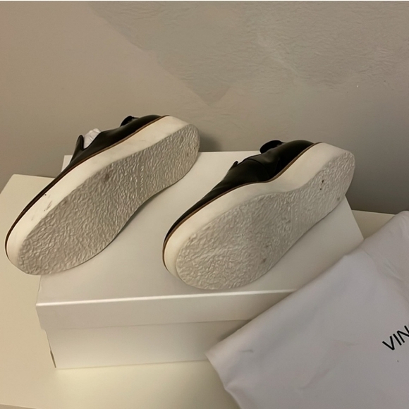 Vince Womens Patent Leather Platform Slip On Loafers Size 6 - Picture 5 of 7